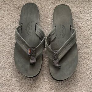 Rainbow Charcoal Sandals size 8 women’s